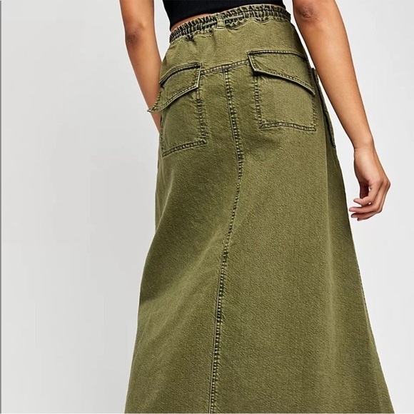 Free People Woke Up Like This Maxi Skirt Size Small NWT - Picture 4 of 13
